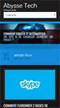 Mobile Screenshot of abysse-tech.com