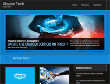 Tablet Screenshot of abysse-tech.com